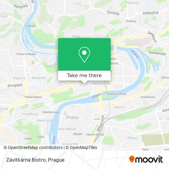 Závitkárna Bistro map