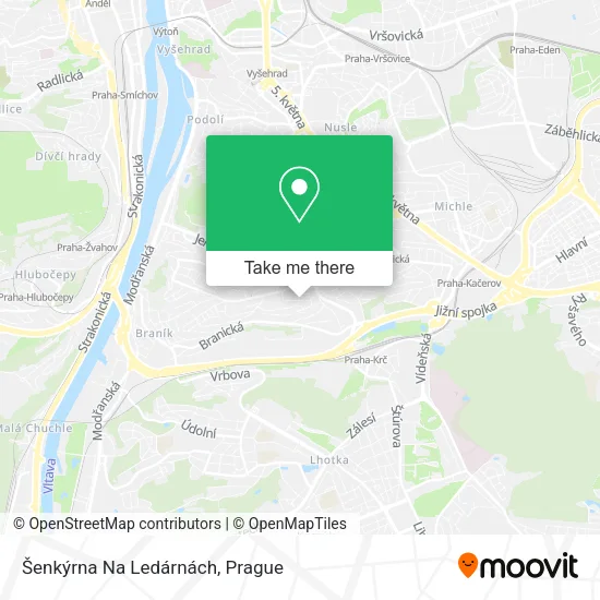 Šenkýrna Na Ledárnách map