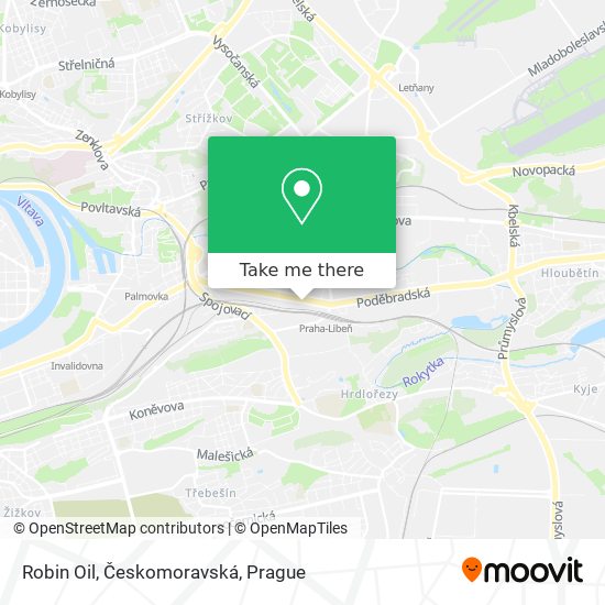 Robin Oil, Českomoravská map