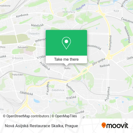 Карта Nová Asijská Restaurace Skalka