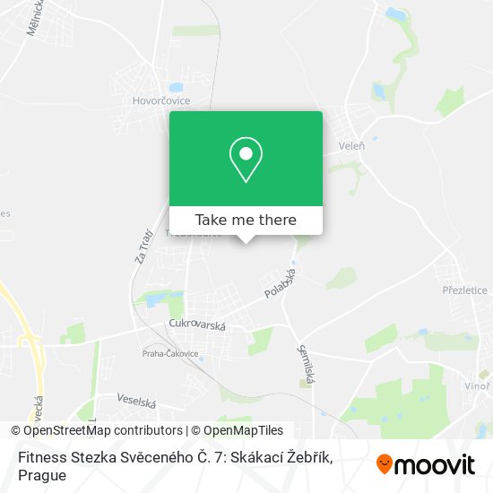 Fitness Stezka Svěceného Č. 7: Skákací Žebřík map