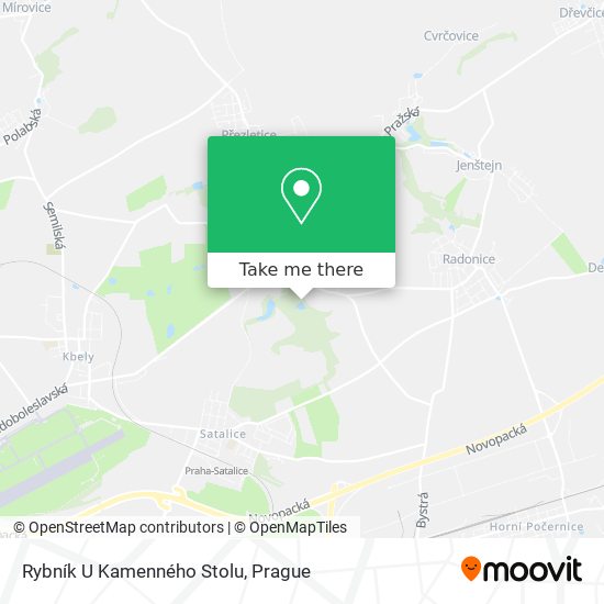 Rybník U Kamenného Stolu map