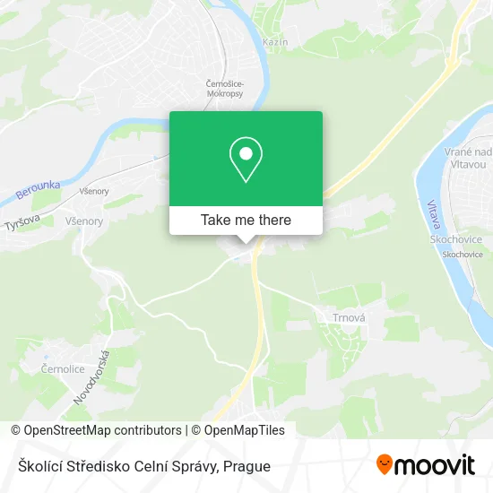 Карта Školící Středisko Celní Správy