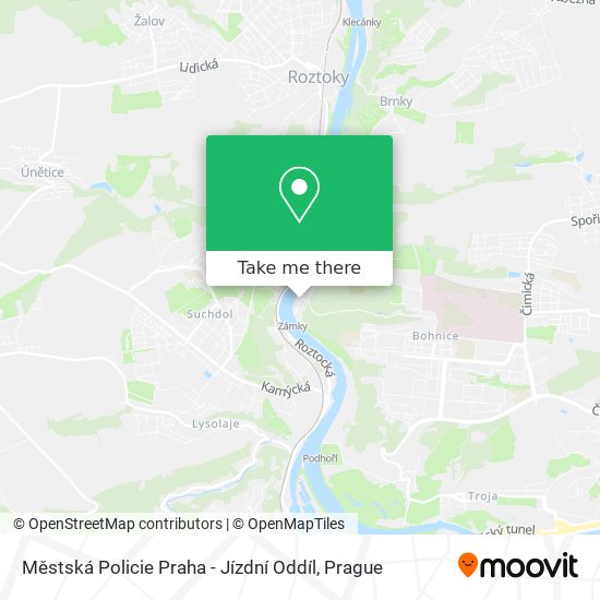 Městská Policie Praha - Jízdní Oddíl map