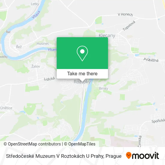Středočeské Muzeum V Roztokách U Prahy map