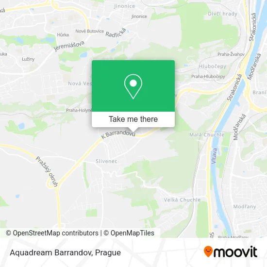 Карта Aquadream Barrandov