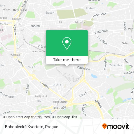 Bohdalecké Kvarteto map