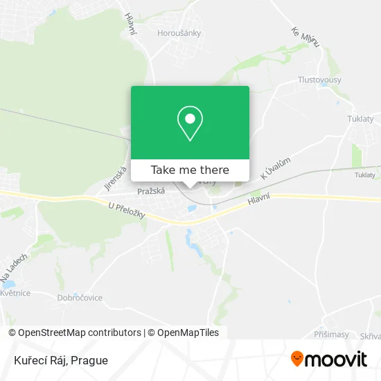 Карта Kuřecí Ráj
