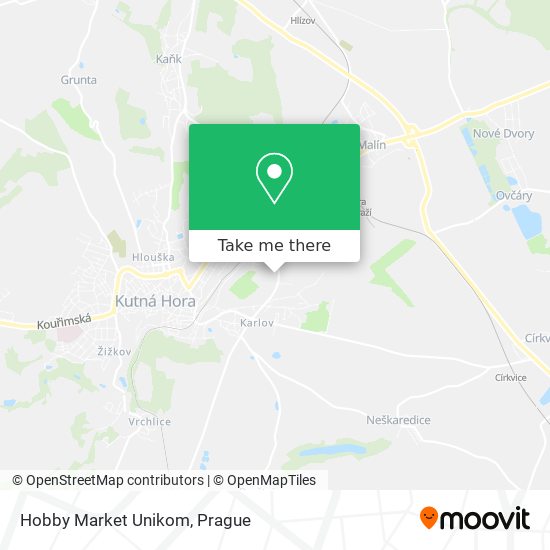 Карта Hobby Market Unikom