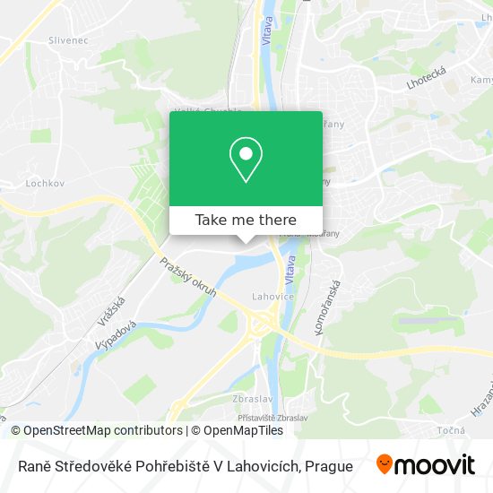 Raně Středověké Pohřebiště V Lahovicích map