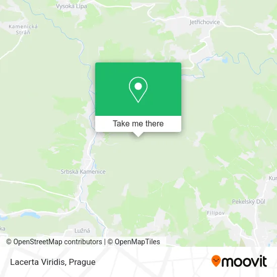Lacerta Viridis map