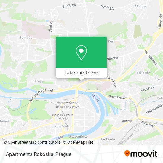 Карта Apartments Rokoska