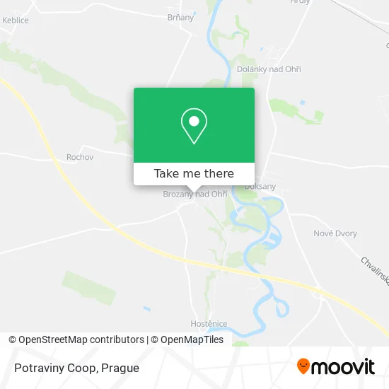 Карта Potraviny Coop