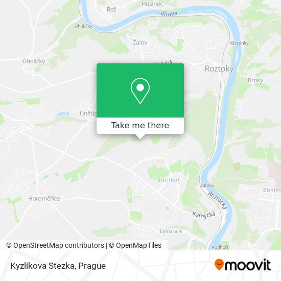 Карта Kyzlíkova Stezka
