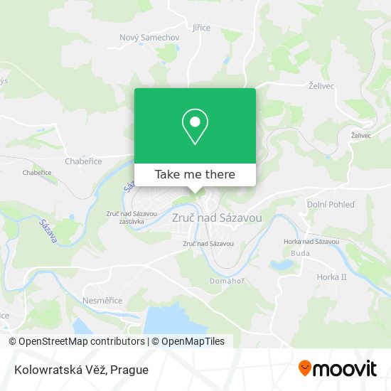 Kolowratská Věž map