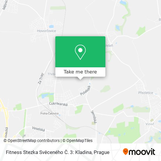 Fitness Stezka Svěceného Č. 3: Kladina map