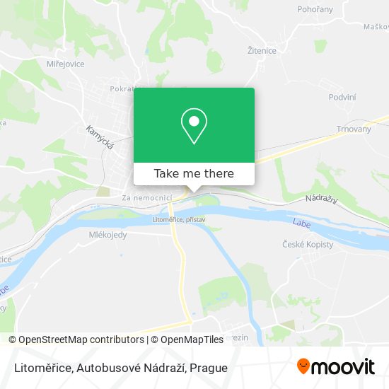 Litoměřice, Autobusové Nádraží map