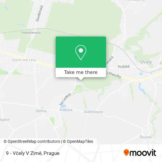 Карта 9 - Včely V Zimě