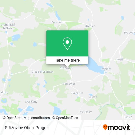 Střížovice Obec map