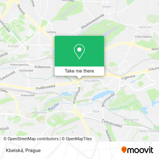 Карта Kbelská