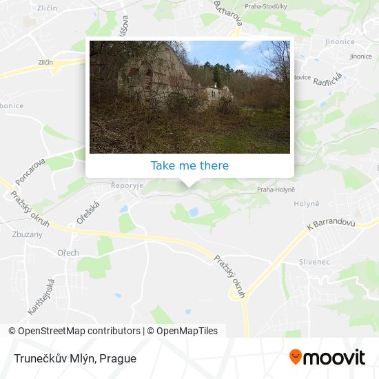 Trunečkův Mlýn map