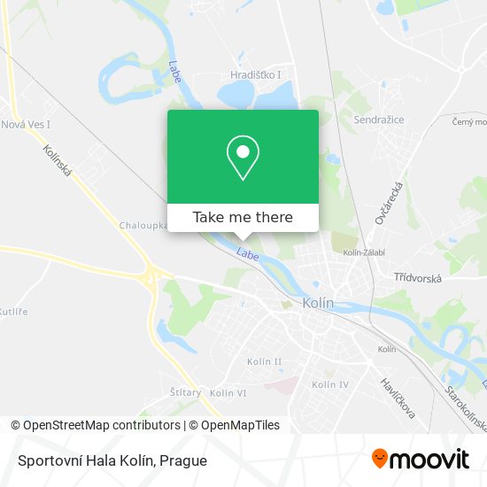 Sportovní Hala Kolín map