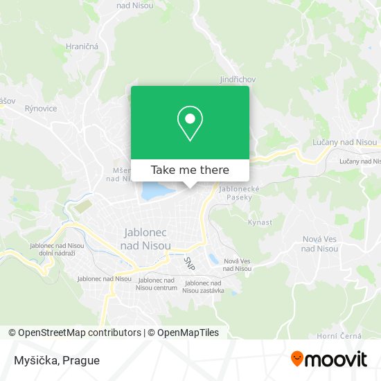 Myšička map