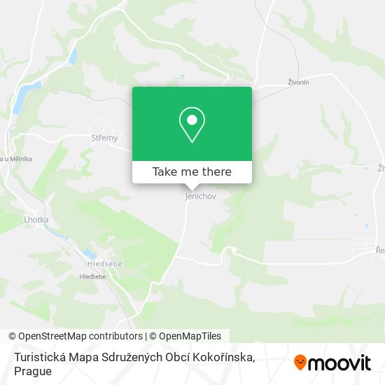 Карта Turistická Mapa Sdružených Obcí Kokořínska