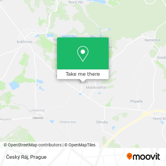 Český Ráj map