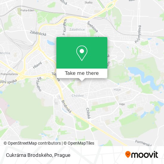 Cukrárna Brodského map