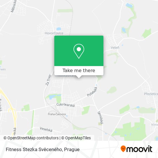 Fitness Stezka Svěceného map