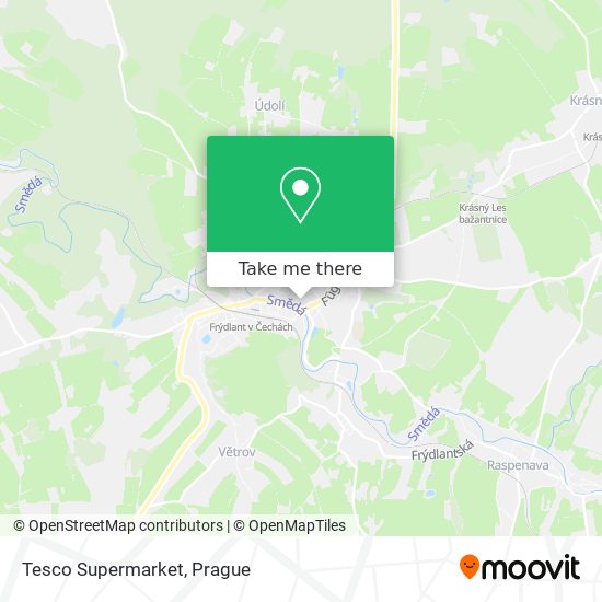 Tesco Supermarket map