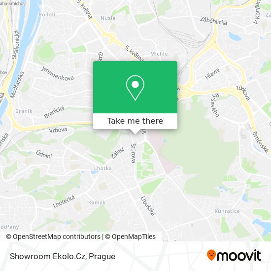 Showroom Ekolo.Cz map