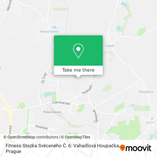 Fitness Stezka Svěceného Č. 6: Vahadlová Houpačka map