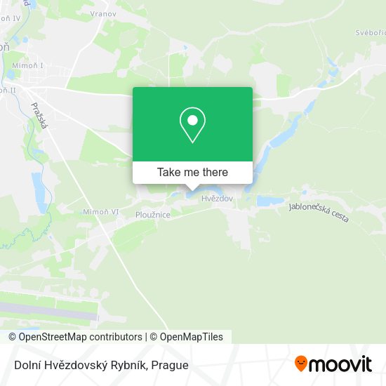 Dolní Hvězdovský Rybník map
