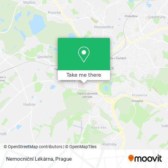 Nemocniční Lékárna map