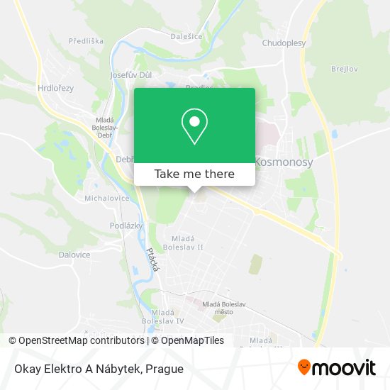 Okay Elektro A Nábytek map