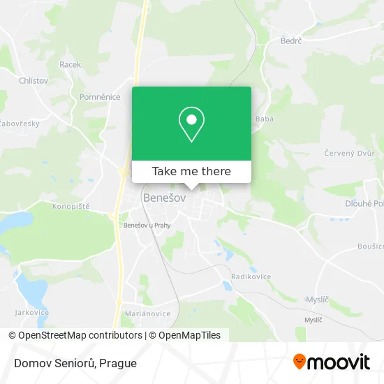 Карта Domov Seniorů