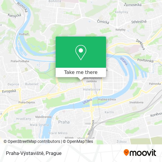 Карта Praha-Výstaviště