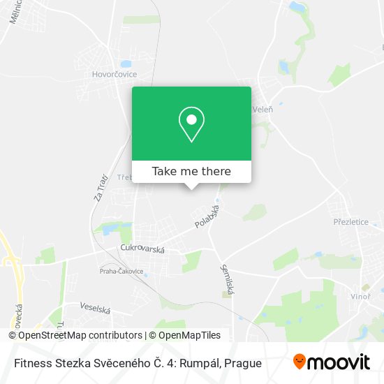 Fitness Stezka Svěceného Č. 4: Rumpál map