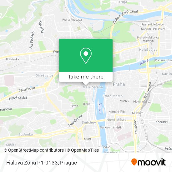 Fialová Zóna P1-0133 map
