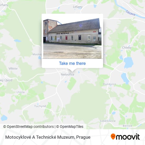 Motocyklové A Technické Muzeum map