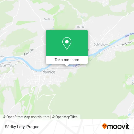 Карта Sádky Lety