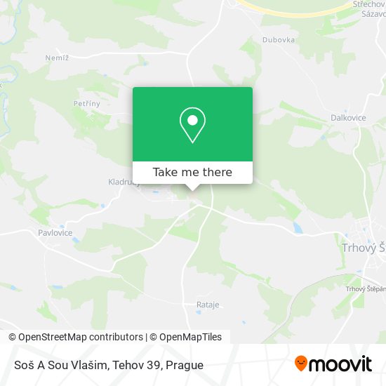 Soš A Sou Vlašim, Tehov 39 map