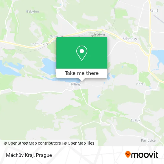 Карта Máchův Kraj