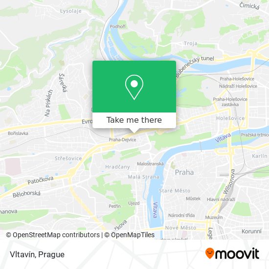Карта Vltavín