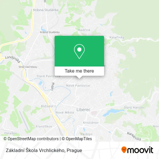 Základní Škola Vrchlického map
