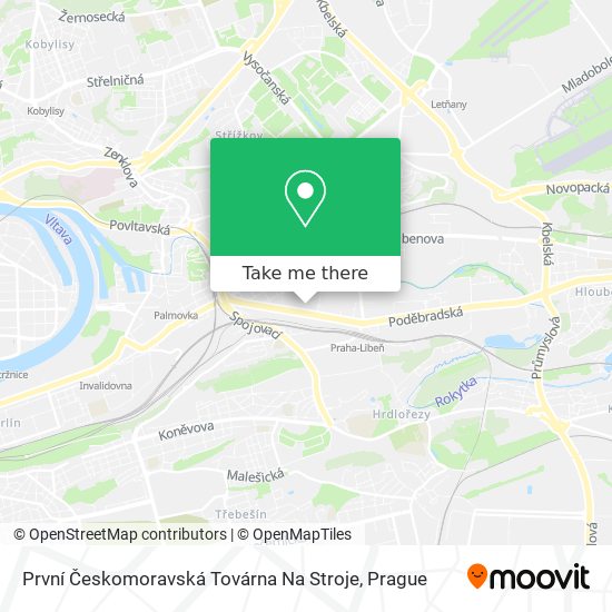 První Českomoravská Továrna Na Stroje map