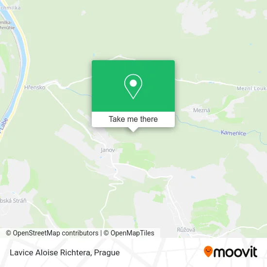 Карта Lavice Aloise Richtera