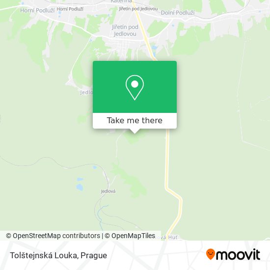 Tolštejnská Louka map